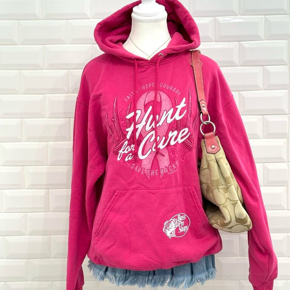 Y2K Hot Pink Bass Pro Hoodie